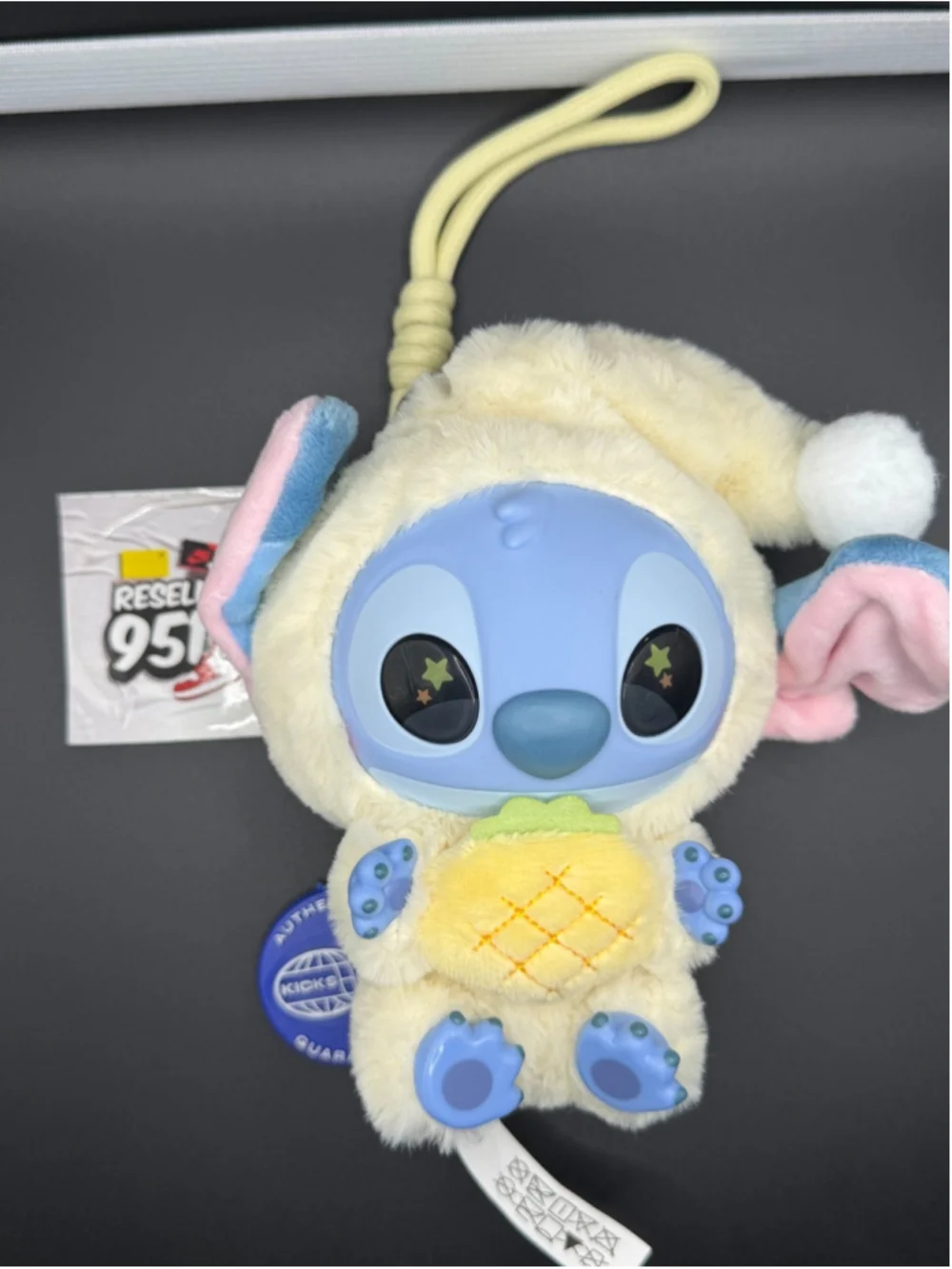 Pop Mart Disney Stitch Sour Pineapple Plush Keychain Figure